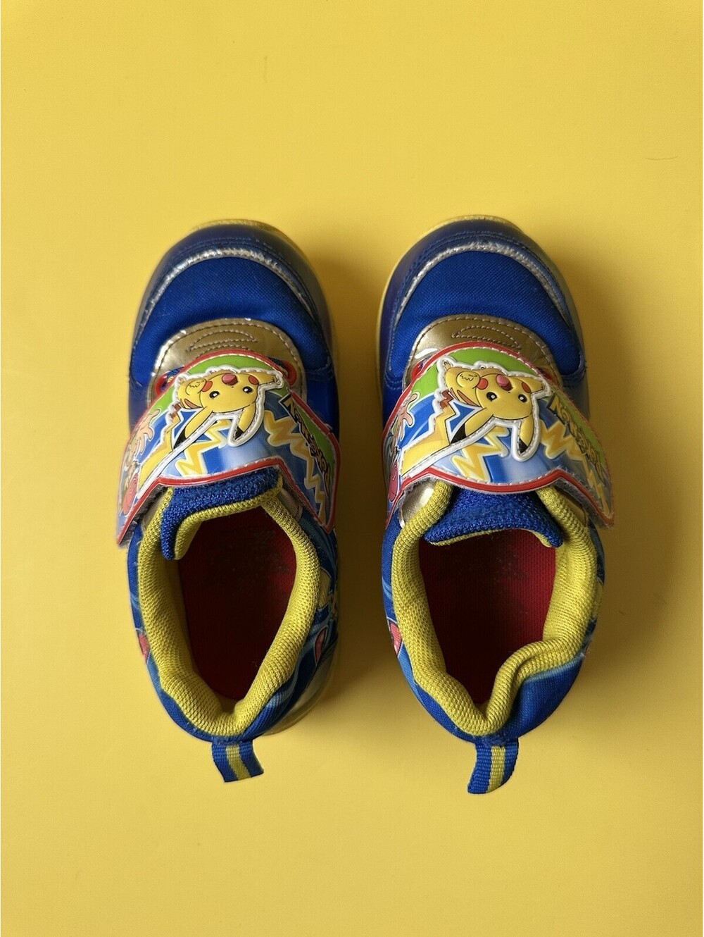 Vtg Pokémon Sneakers Kids Size 26 (9.5) Made In Taiwan - Picture 2 of 7